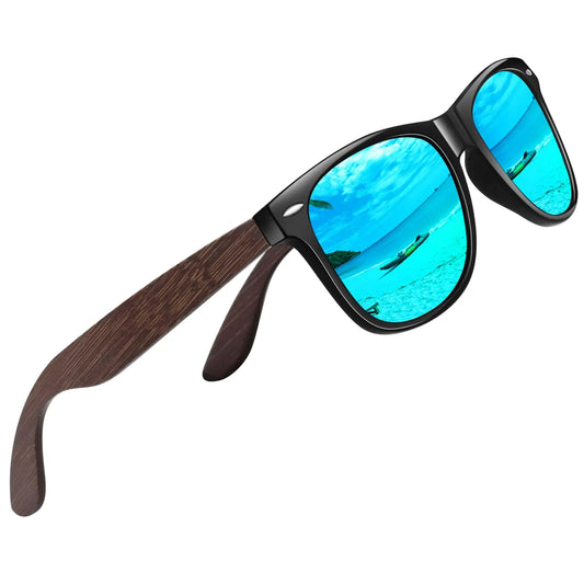 NatureGlimpse Wooden Temple Sunglasses