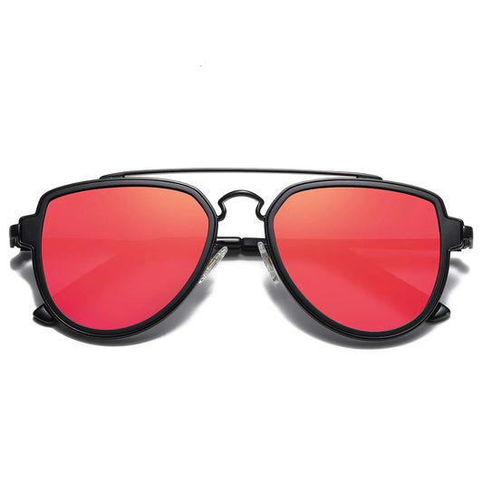 SOJOS Aviator UV400 Polarized Sunglasses with Mirrored Lenses