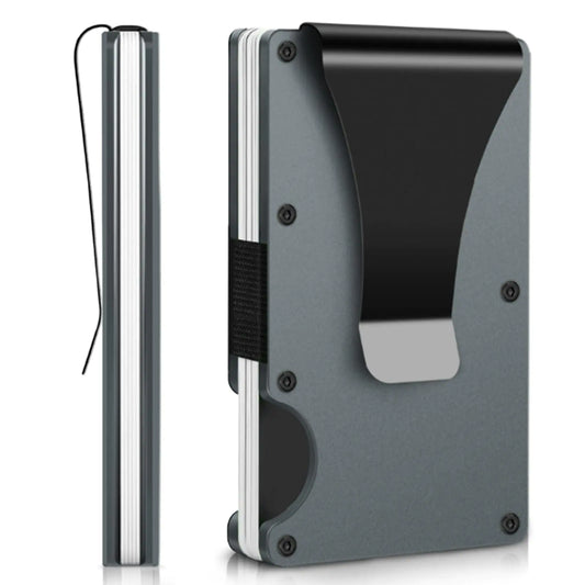 SlimSecure RFID Wallet with Money Clip
