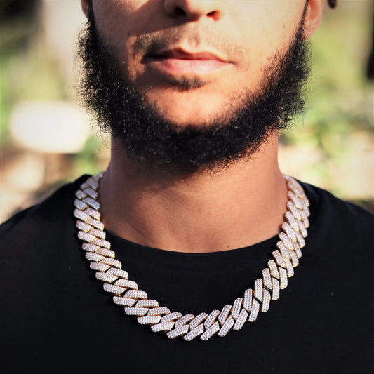 Gold Diamond Cuban Necklace