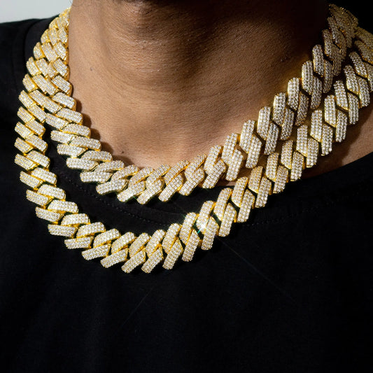 Gold Diamond Cuban Necklace